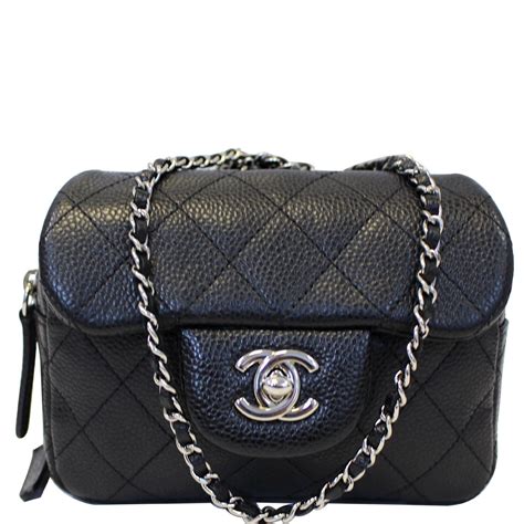 chanel black pearl sequins crossbody bag|Chanel lambskin bag.